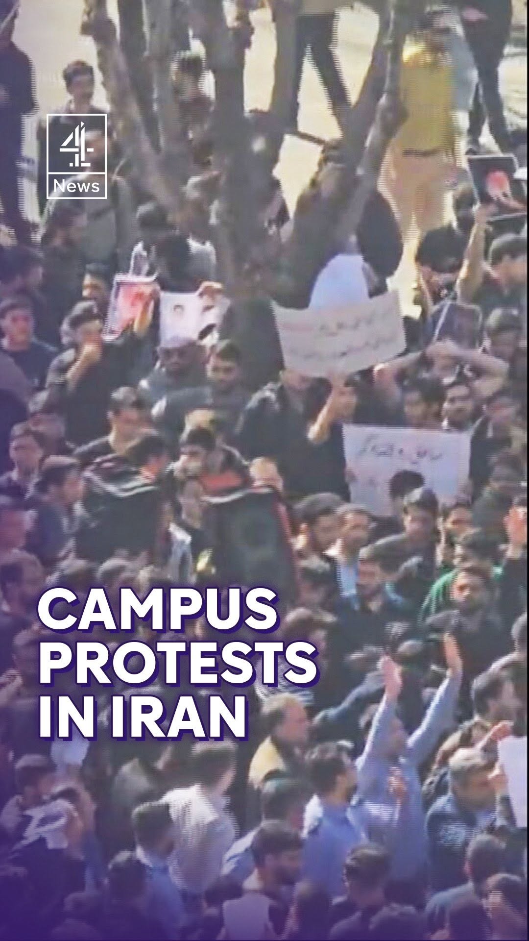 Iranian Student Protests Against Regime